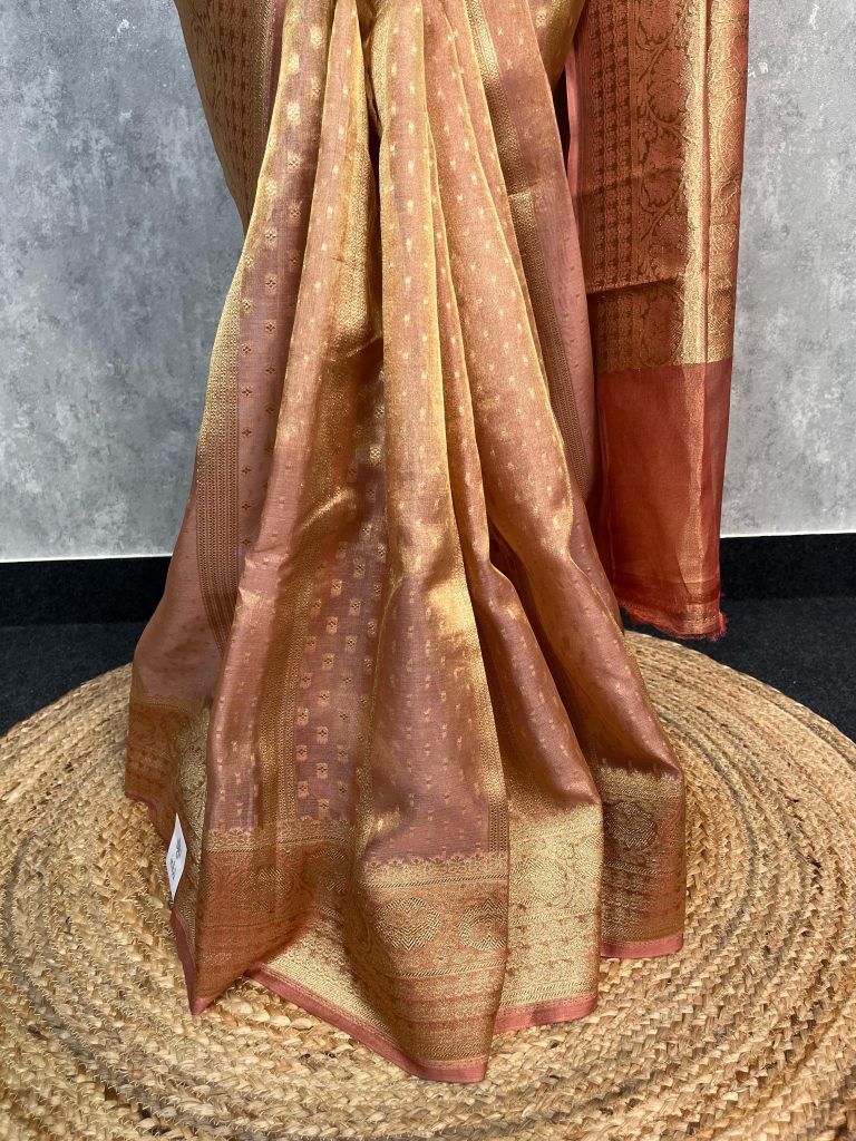 TISSUE ORGANZA BANARASI SAREE - Image 3
