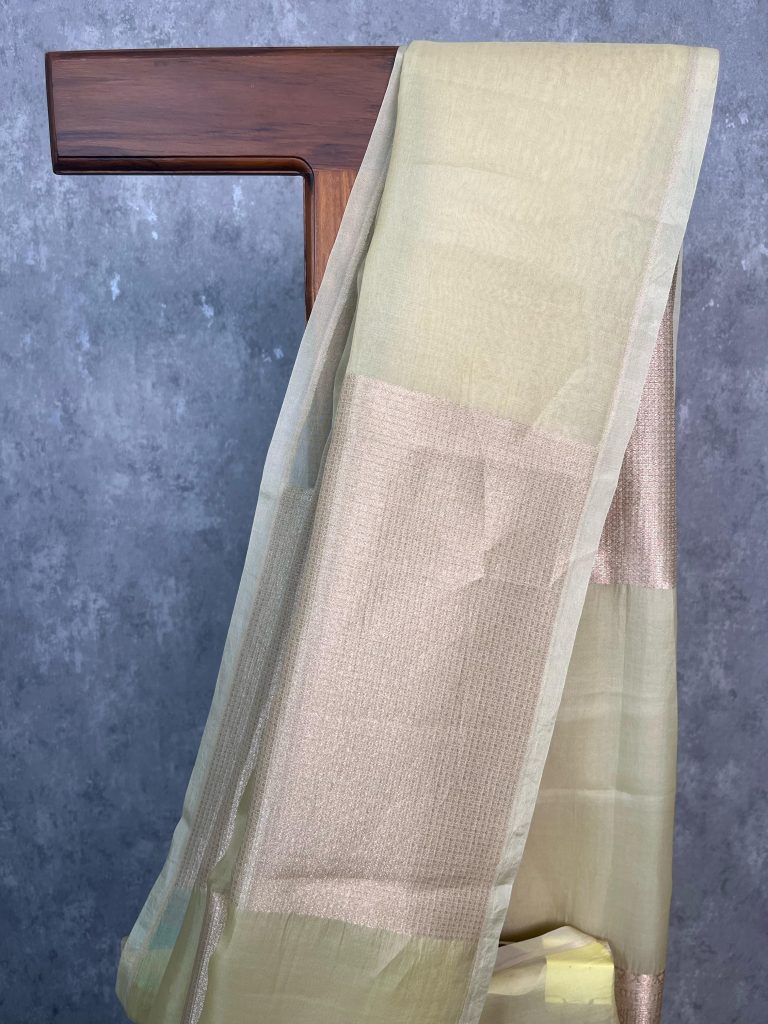 SILK ORGANZA BANARASI SAREE - Image 2