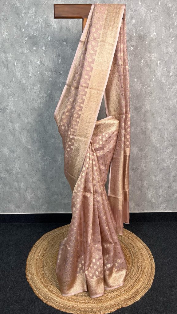 TISSUE ORGANZA BANARASI SAREE