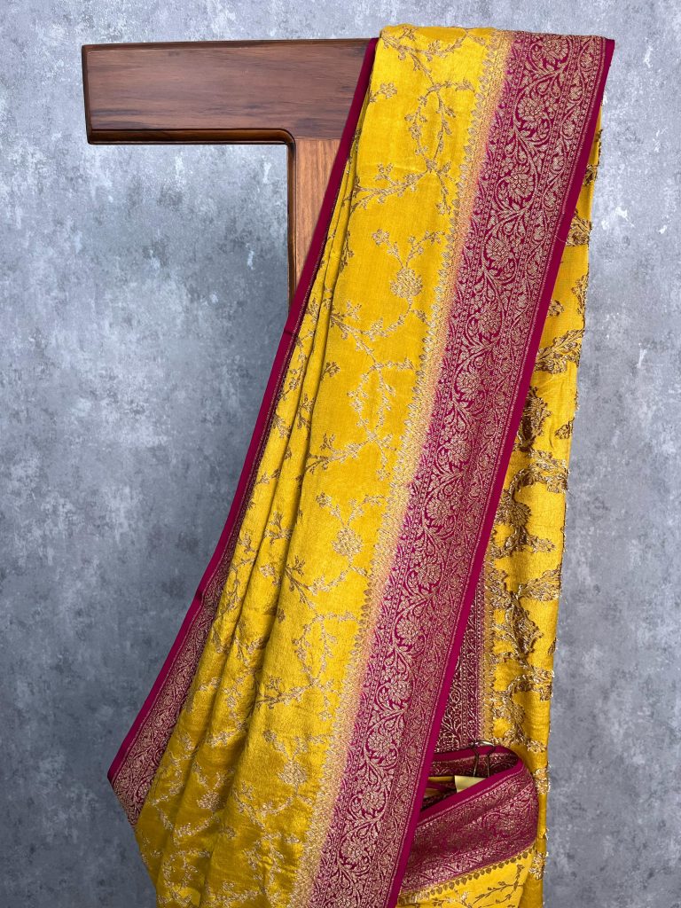 PURE CREPE SILK BANARASI SAREE - Image 2
