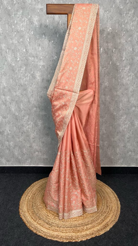 CHIFFON EMBROIDERY SAREE