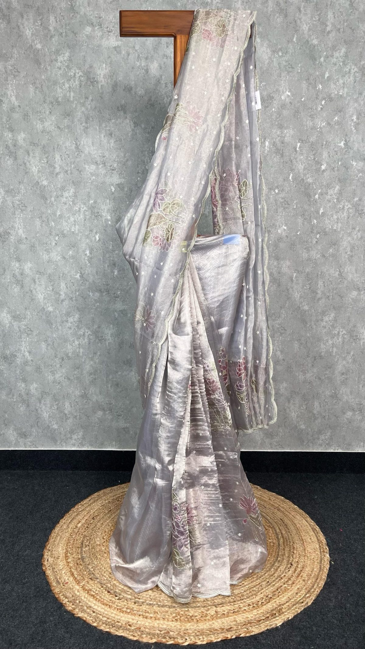 SILK TISSUE ORGANZA SAREE