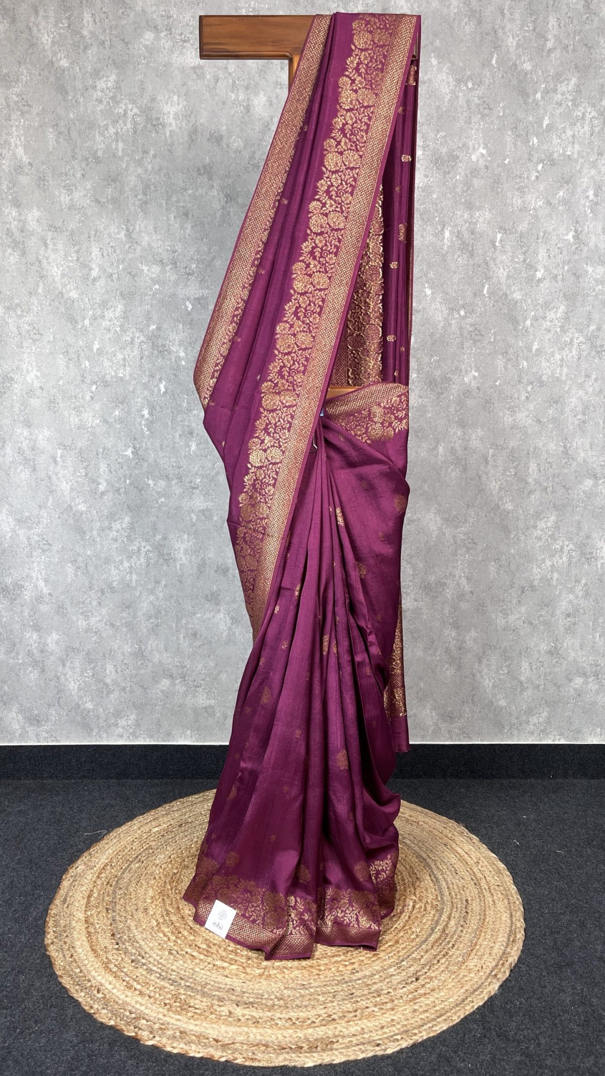 SEMI TUSSAR RAW SILK BANARASI SAREE