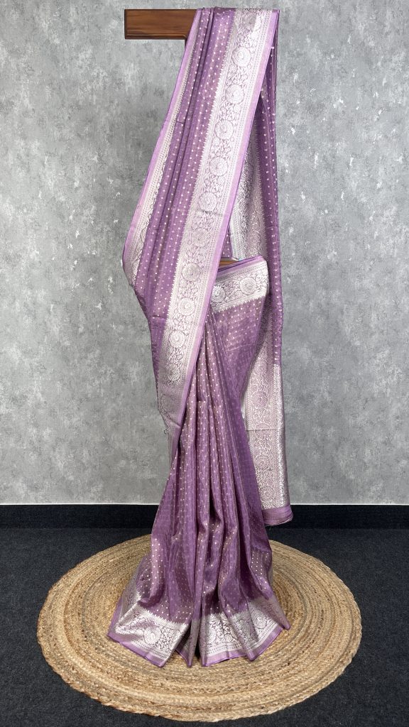 VISCOSE TISSUE GEORGETTE BANARASI SAREE