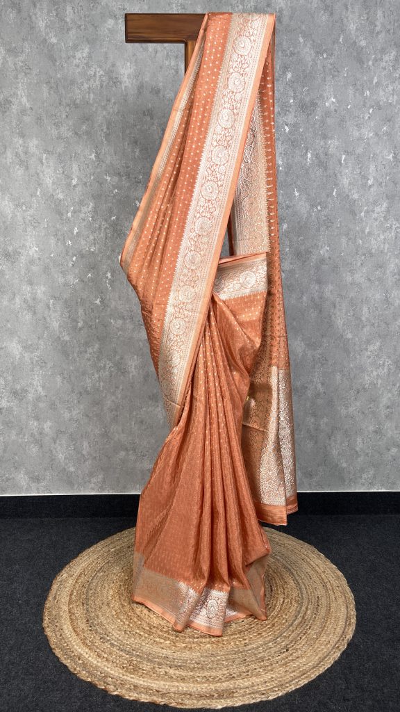 VISCOSE TISSUE GEORGETTE BANARASI SAREE