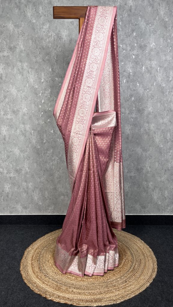 VISCOSE TISSUE GEORGETTE BANARASI SAREE