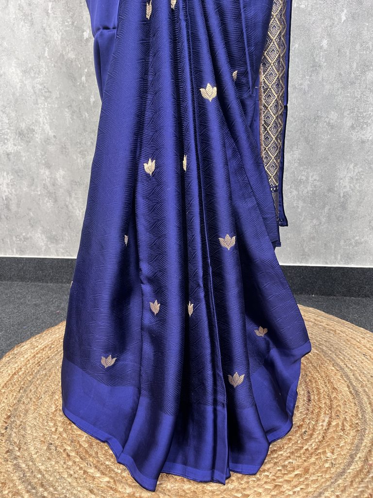 SATIN SILK BANARASI SAREE - Image 3