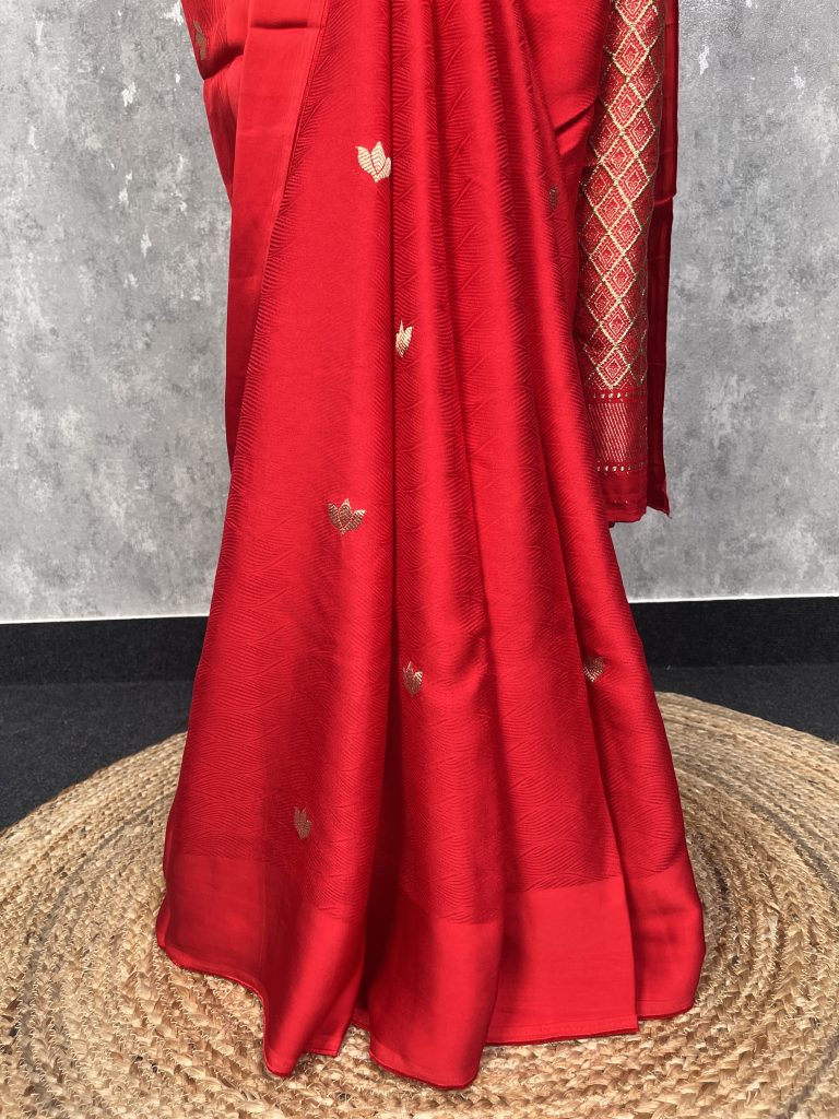 SATIN SILK BANARASI SAREE - Image 2