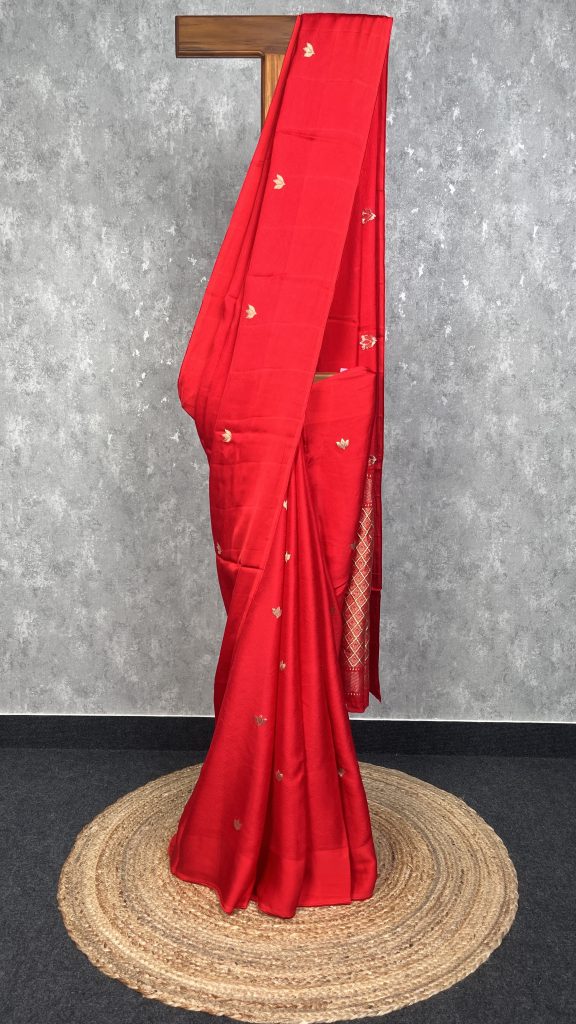 SATIN SILK BANARASI SAREE