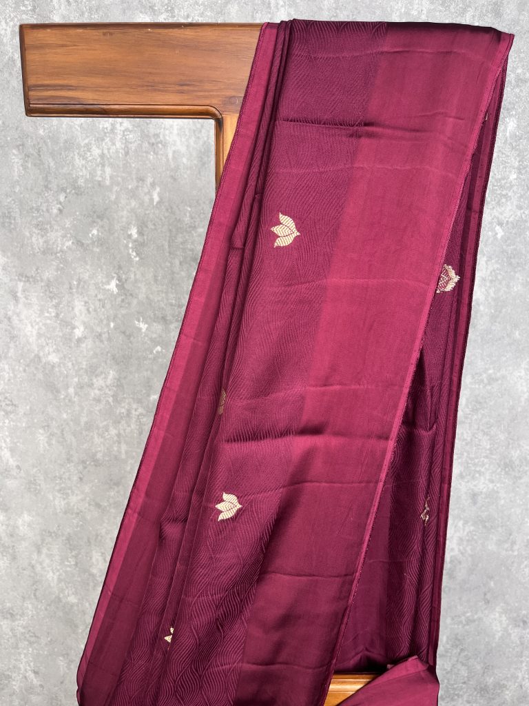 SATIN SILK BANARASI SAREE - Image 3
