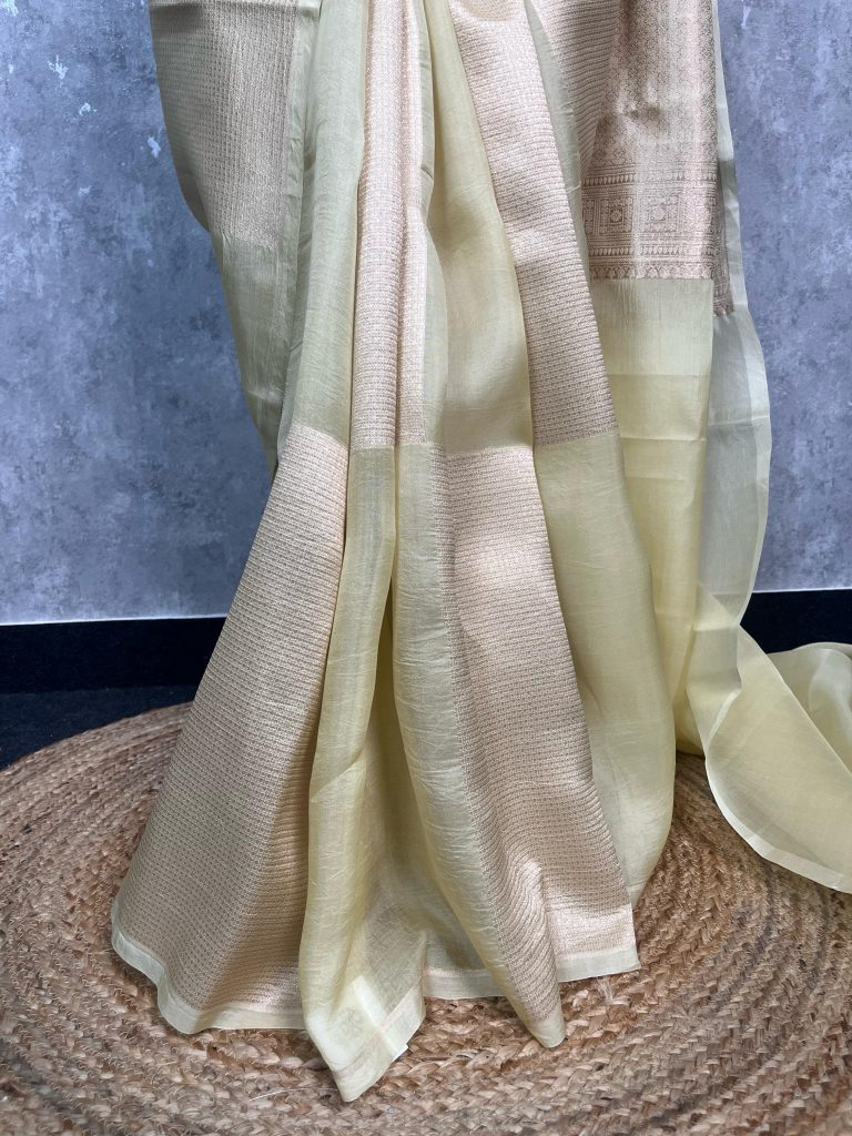 SILK ORGANZA BANARASI SAREE - Image 3