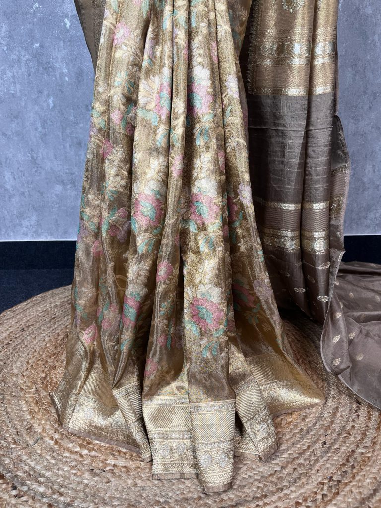 SATIN SILK BANARASI SAREE - Image 2