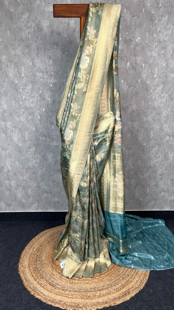 SATIN SILK BANARASI SAREE