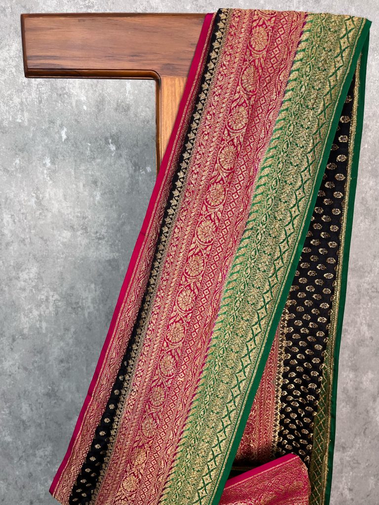 CREPE SILK BANARASI SAREE - Image 2