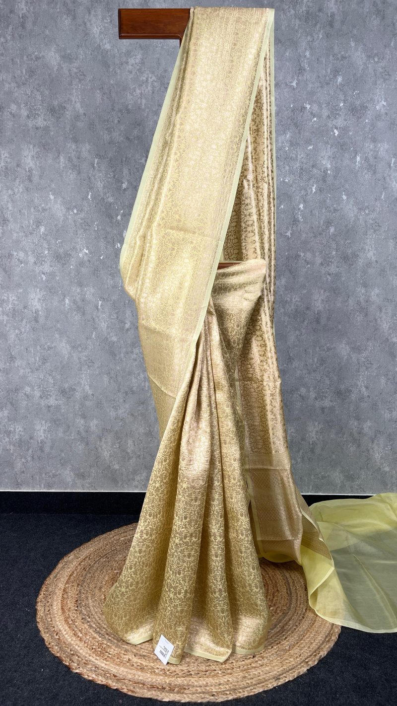 SILK ORGANZA WATER ZARI BANARASI SAREE