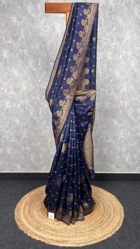 SEMI TUSSAR RAW SILK BANARASI SAREE