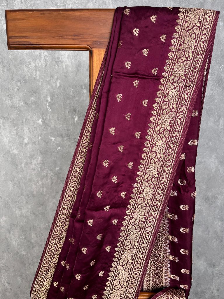 SATIN SILK BANARASI SAREE - Image 2