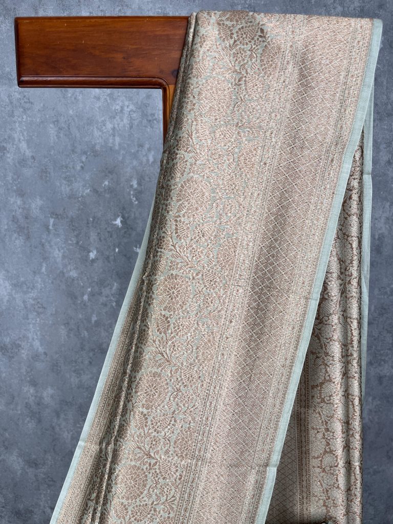 CHANDERI BROCADE BANARASI SAREE - Image 2