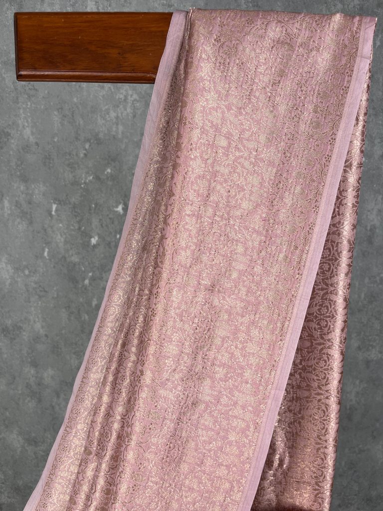 SILK ORGANZA WATER ZARI BANARASI SAREE - Image 2