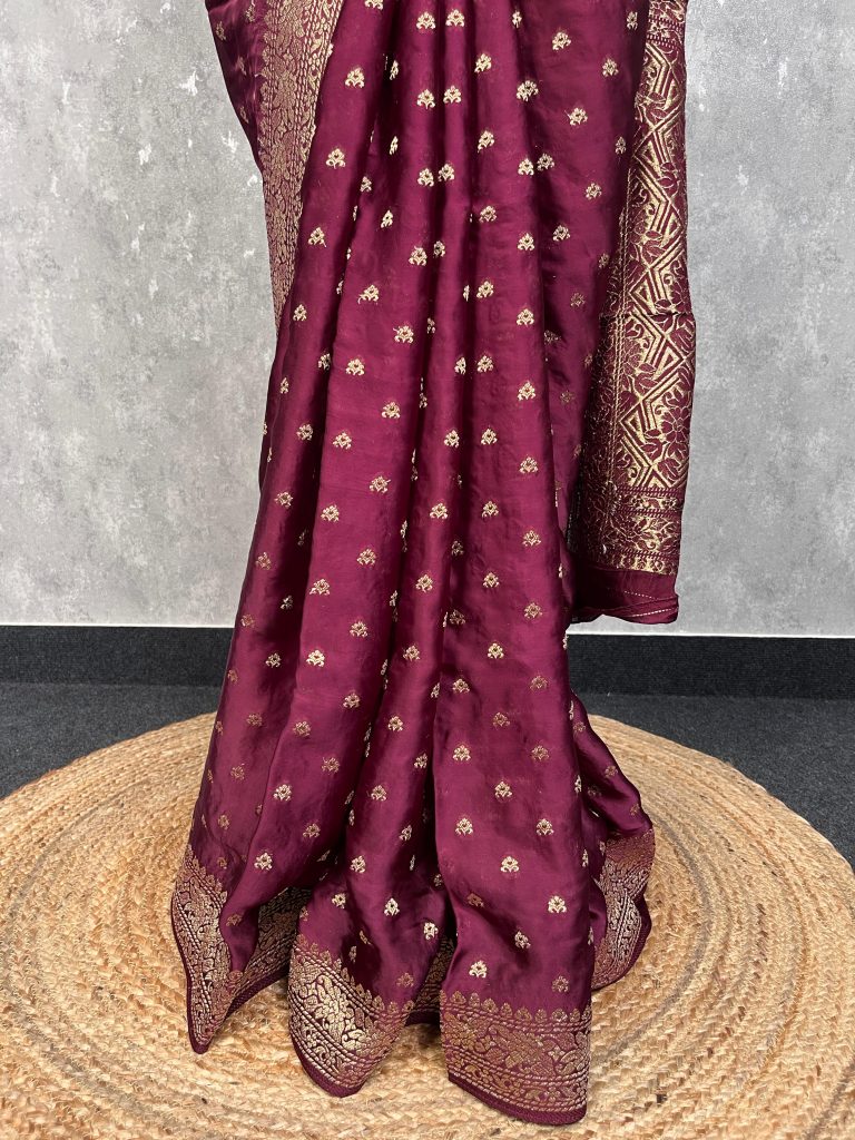 SATIN SILK BANARASI SAREE - Image 3