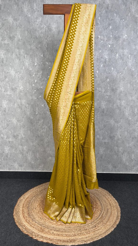 VISCOSE GEORGETTE BANARASI SAREE