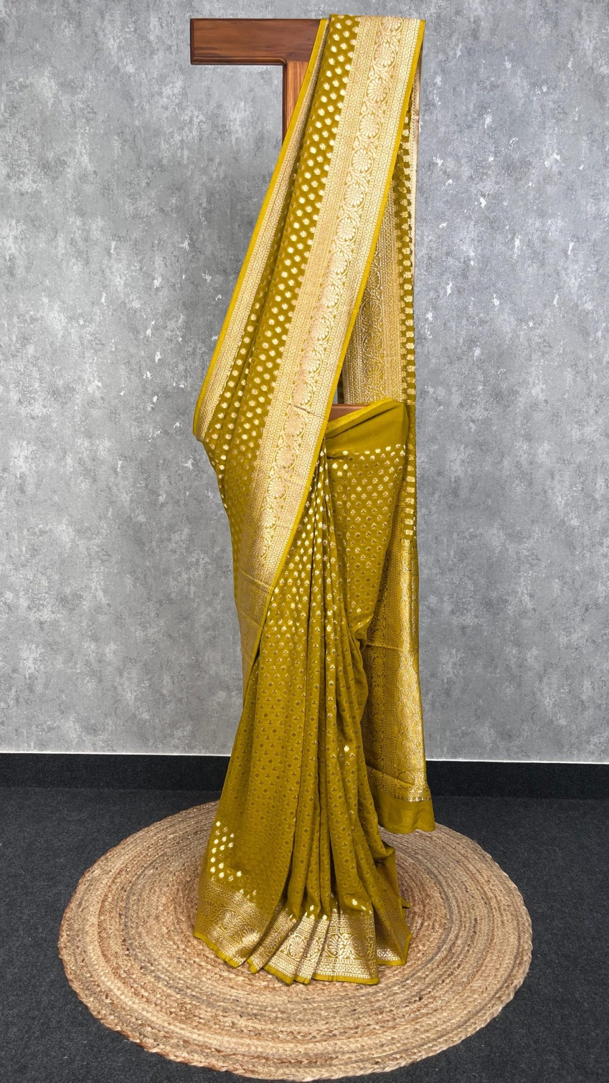 VISCOSE GEORGETTE BANARASI SAREE