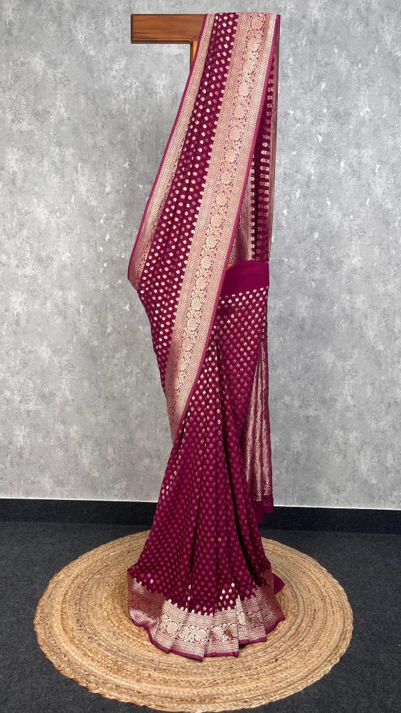 VISCOSE GEORGETTE BANARASI SAREE