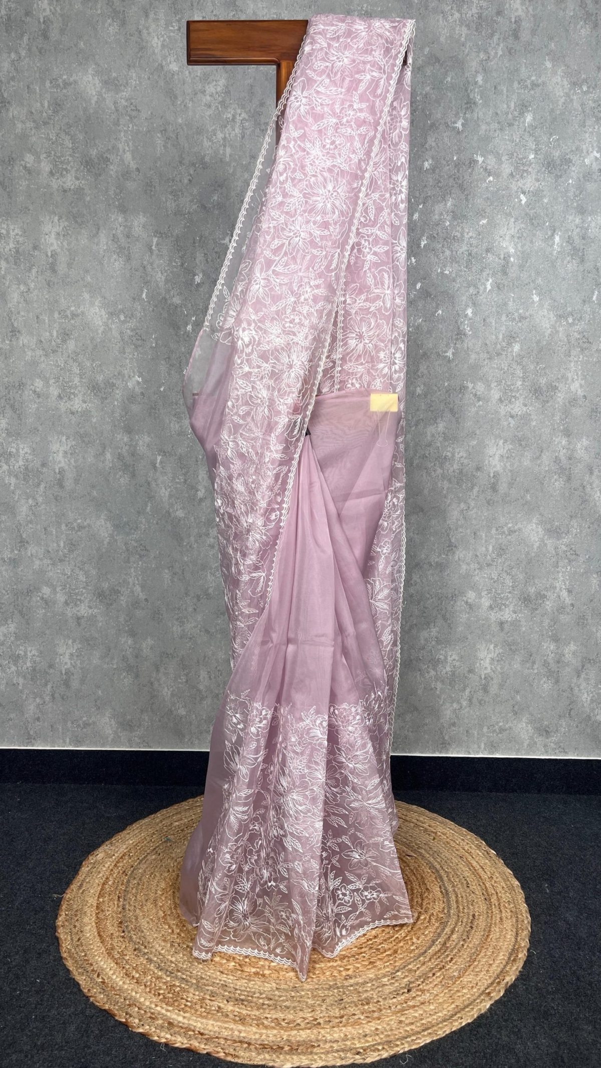 ORGANZA EMBROIDERY SAREE