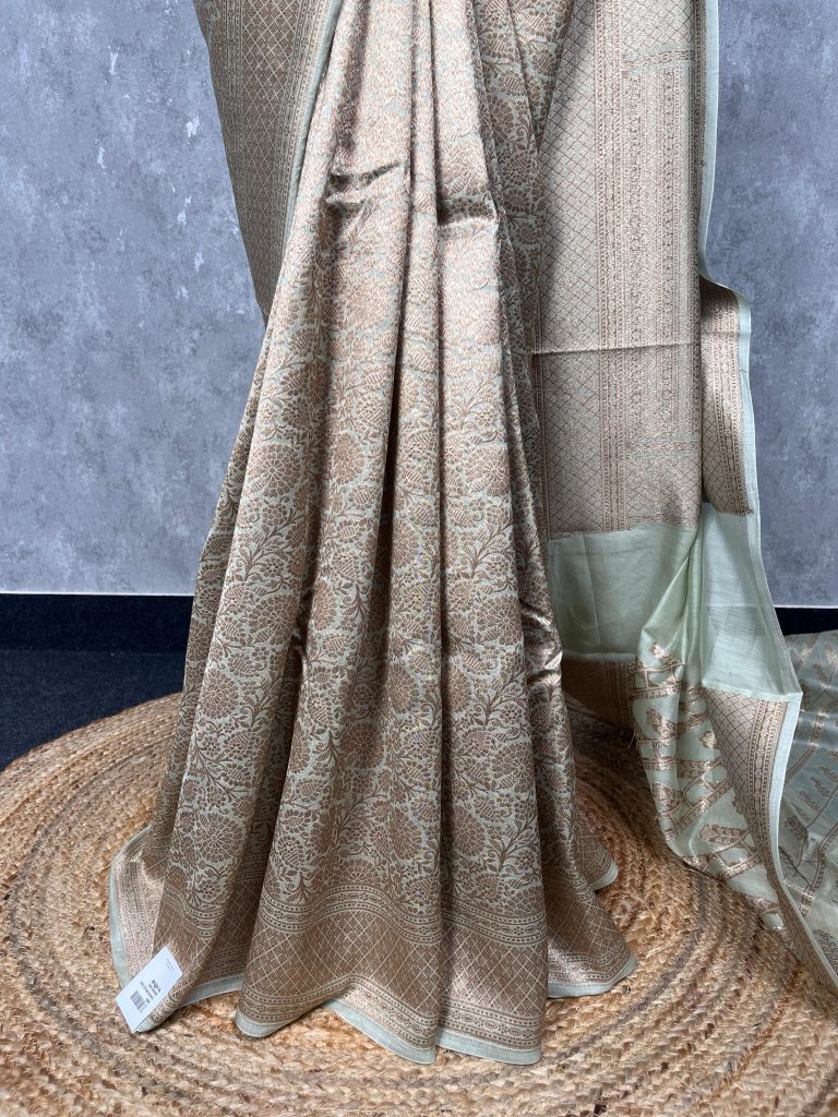 CHANDERI BROCADE BANARASI SAREE - Image 3