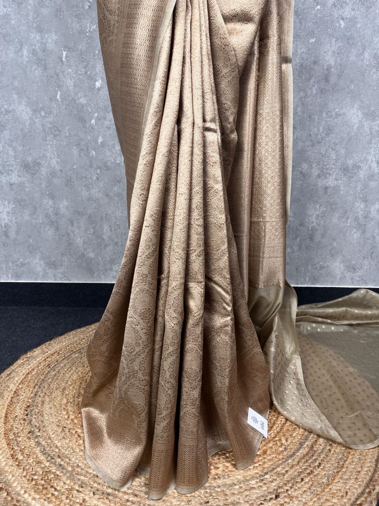CHANDERI BROCADE BANARASI SAREE - Image 3