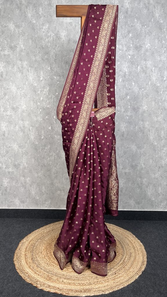 SATIN SILK BANARASI SAREE
