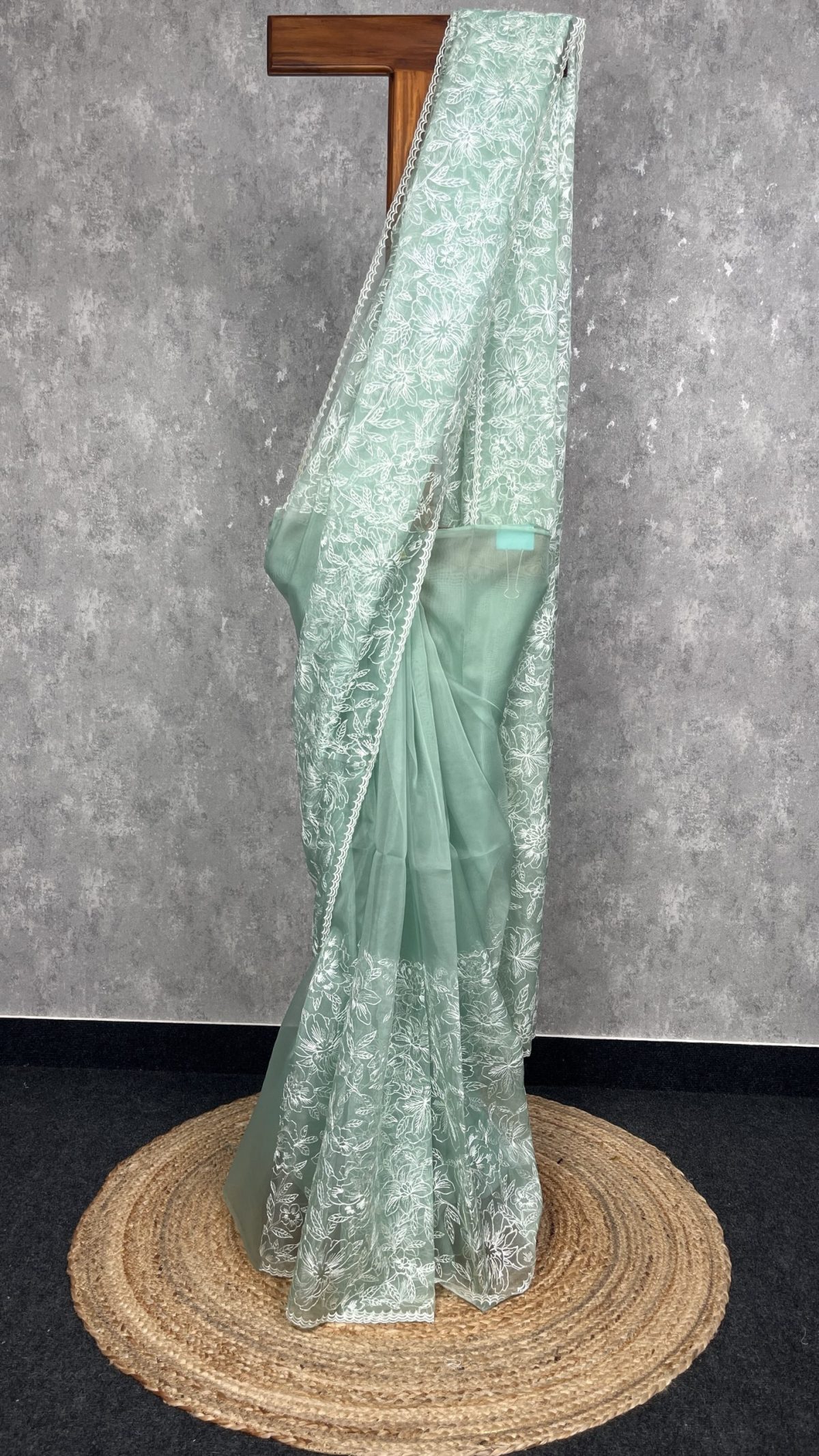 ORGANZA EMBROIDERY SAREE