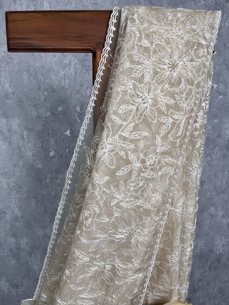 ORGANZA EMBROIDERY SAREE - Image 2
