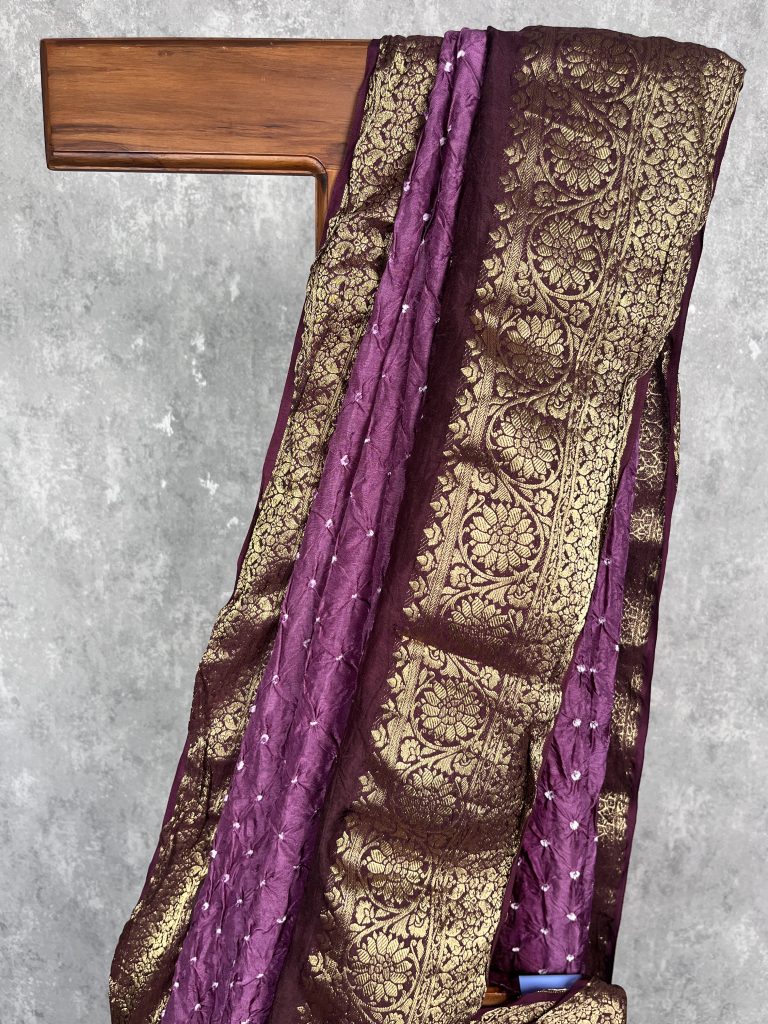 DOLA SILK BHANDEJ MODAL SAREE - Image 2