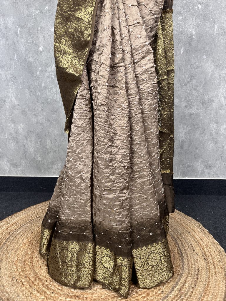 DOLA SILK BHANDEJ MODAL SAREE - Image 3