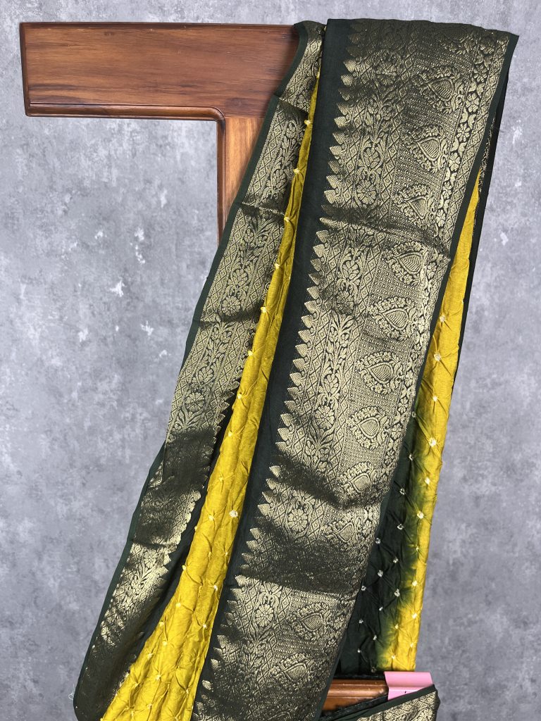 DOLA SILK BHANDEJ MODAL SAREE - Image 2