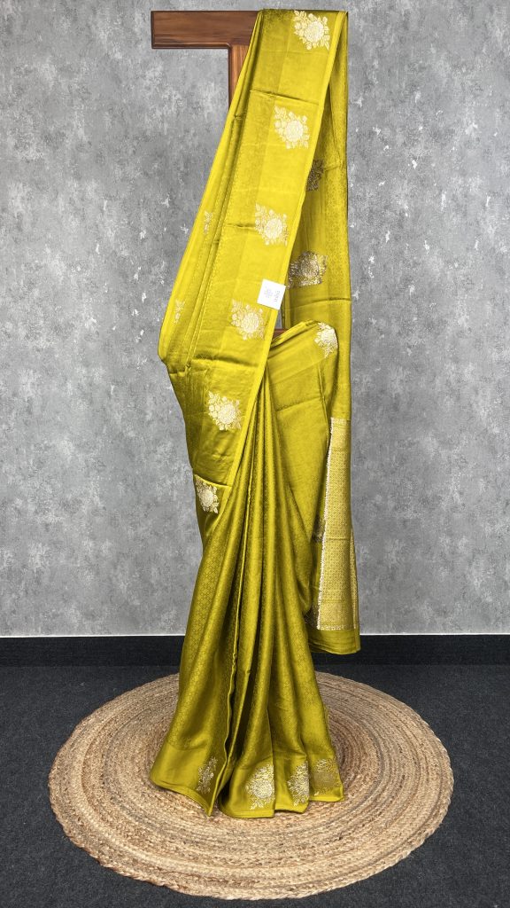 VISCOSE SATIN SILK BANARASI SAREE