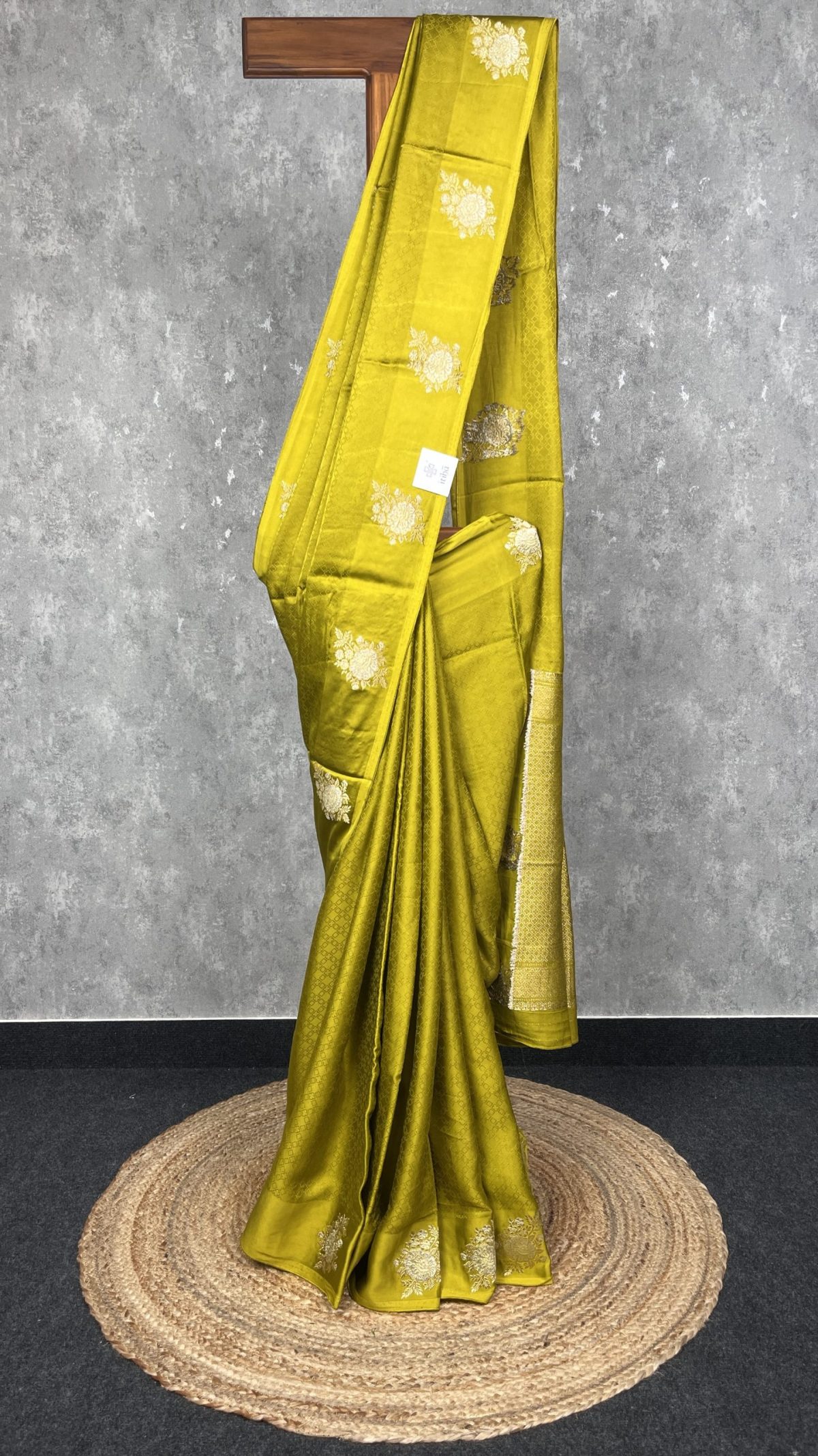 VISCOSE SATIN SILK BANARASI SAREE