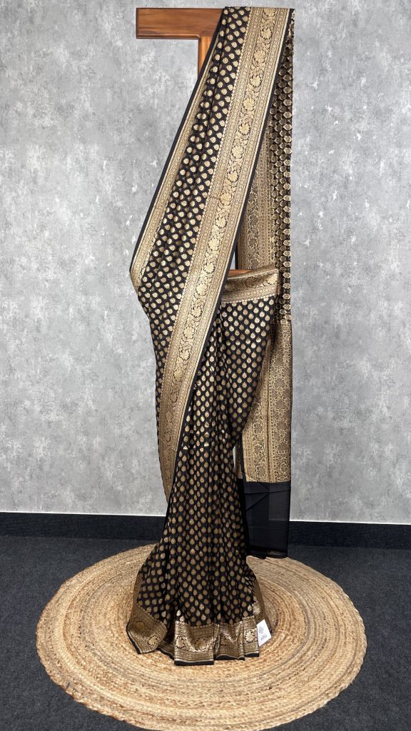 KHADDI GEORGETTE BANARASI SAREE