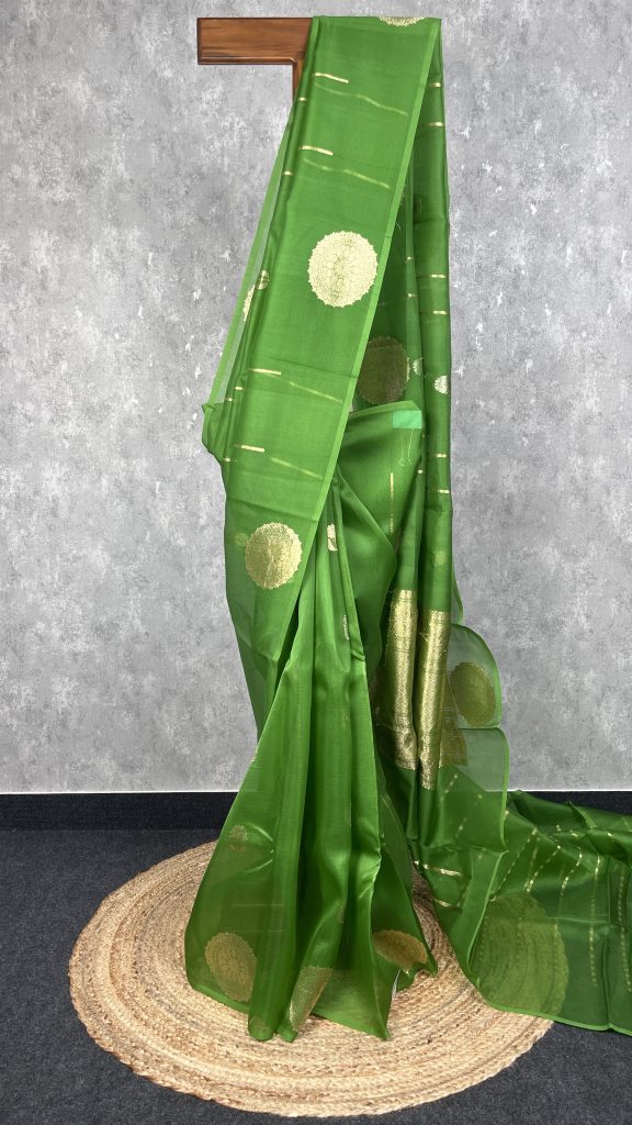 SILK ORGANZA BANARASI SAREE