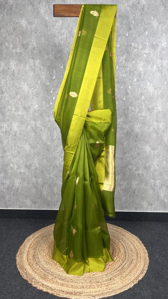 SILK ORGANZA BANARASI SAREE