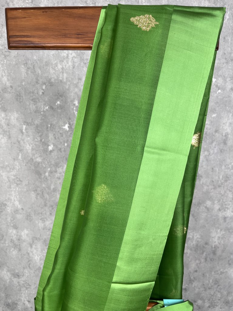 SILK ORGANZA BANARASI SAREE - Image 2