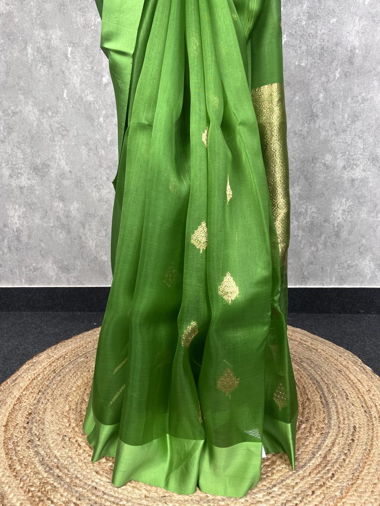 SILK ORGANZA BANARASI SAREE - Image 3