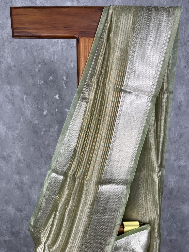 TISSUE ORGANZA BANARASI SAREE - Image 2