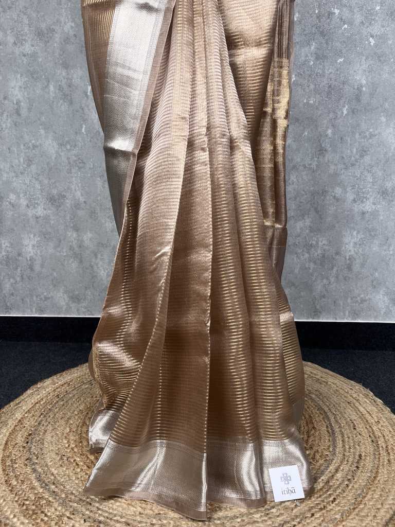 TISSUE ORGANZA BANARASI SAREE - Image 3