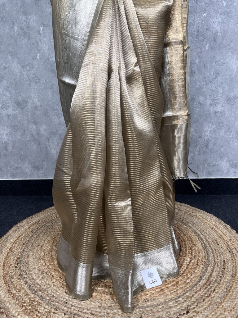 TISSUE ORGANZA BANARASI SAREE - Image 3
