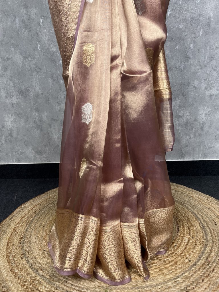 TISSUE ORGANZA BANARASI SAREE - Image 3