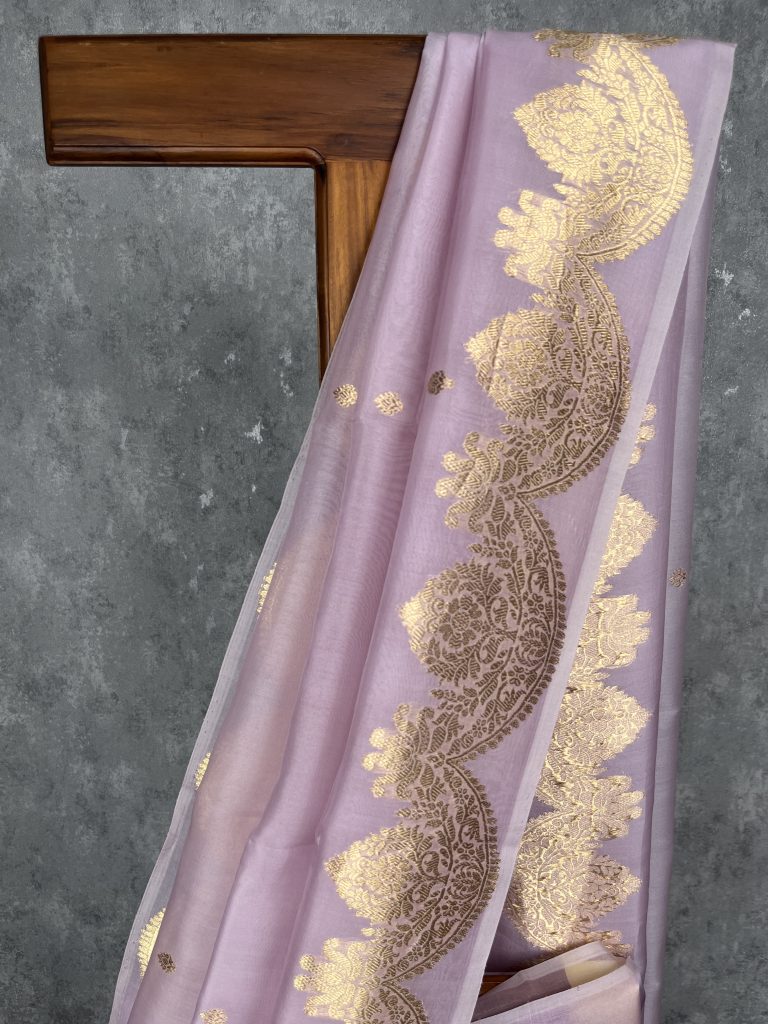 SILK ORGANZA BANARASI SAREE - Image 2