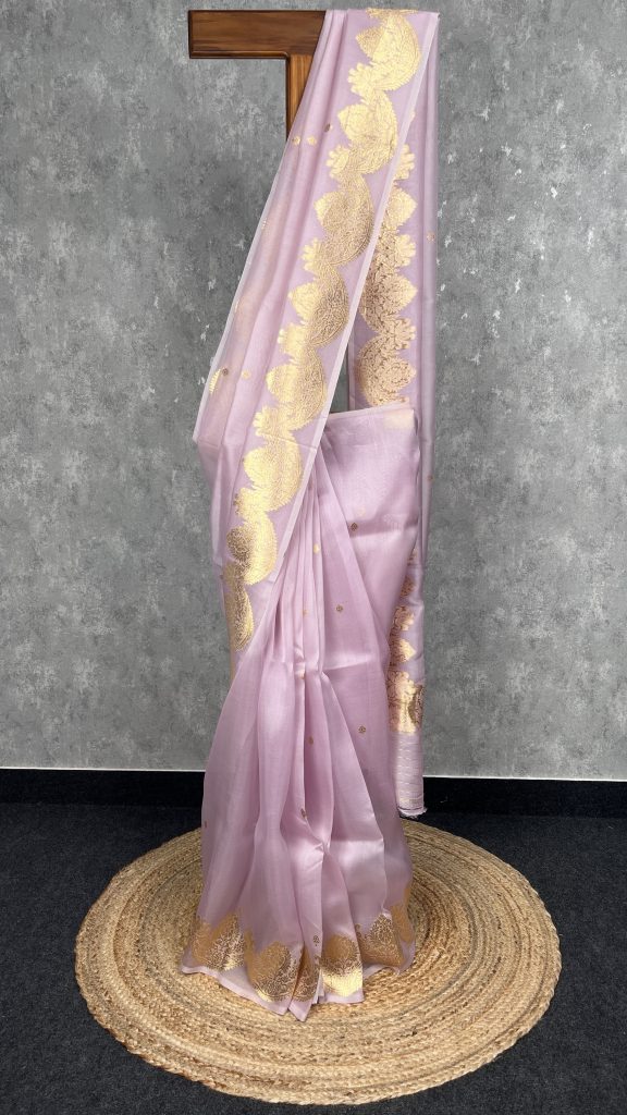 SILK ORGANZA BANARASI SAREE