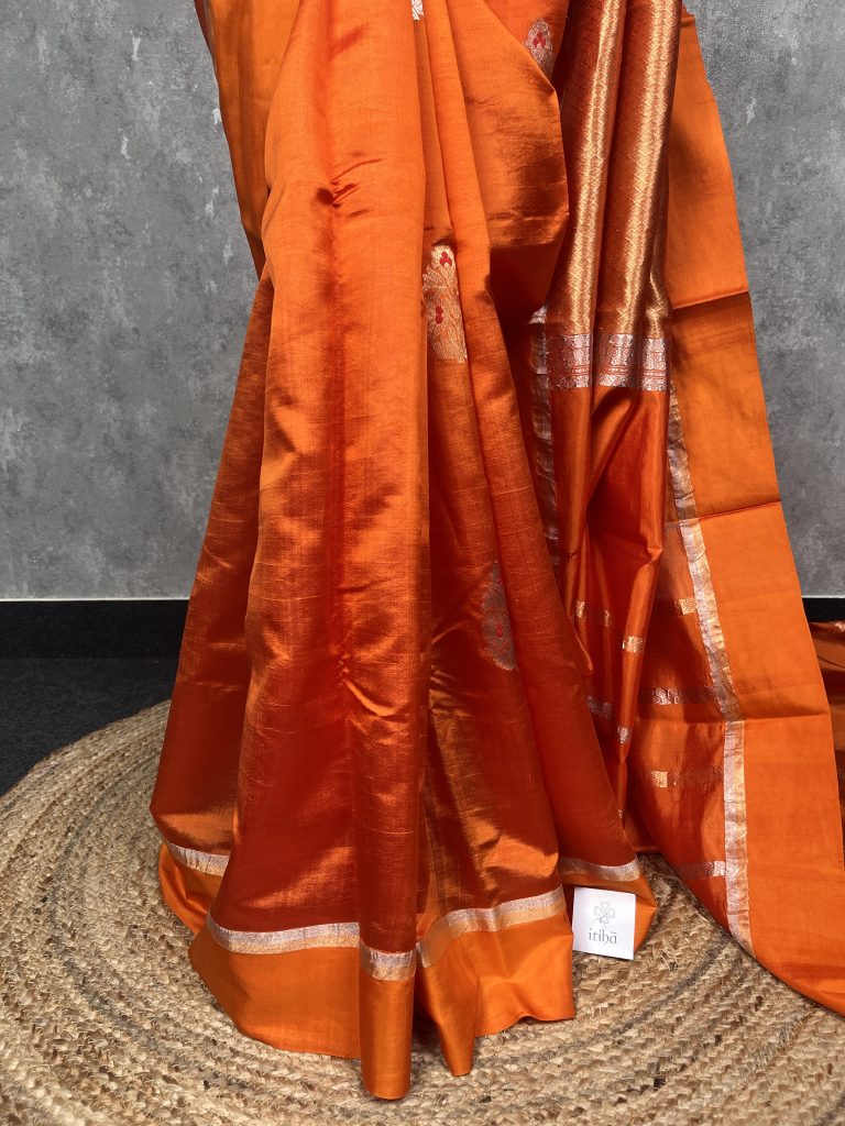 SOFT KATAN SILK BANARASI SAREE - Image 3